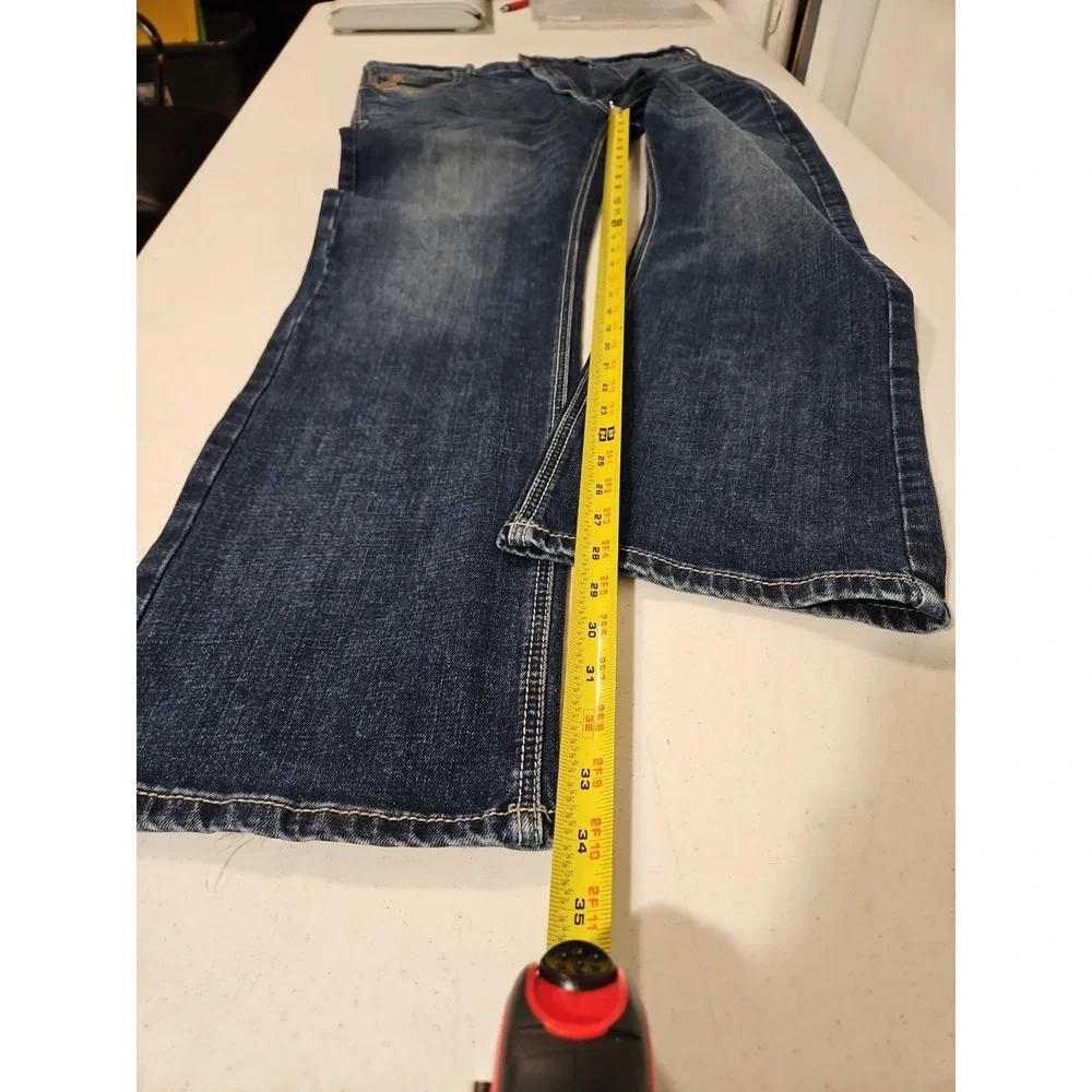 Ariat M5 Jeans Mens 36x34  Denali Straight Fit Straight Leg Thick Stitch(1792